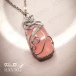 گردنبند رز کوارتز