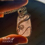 گردنبند رز کوارتز