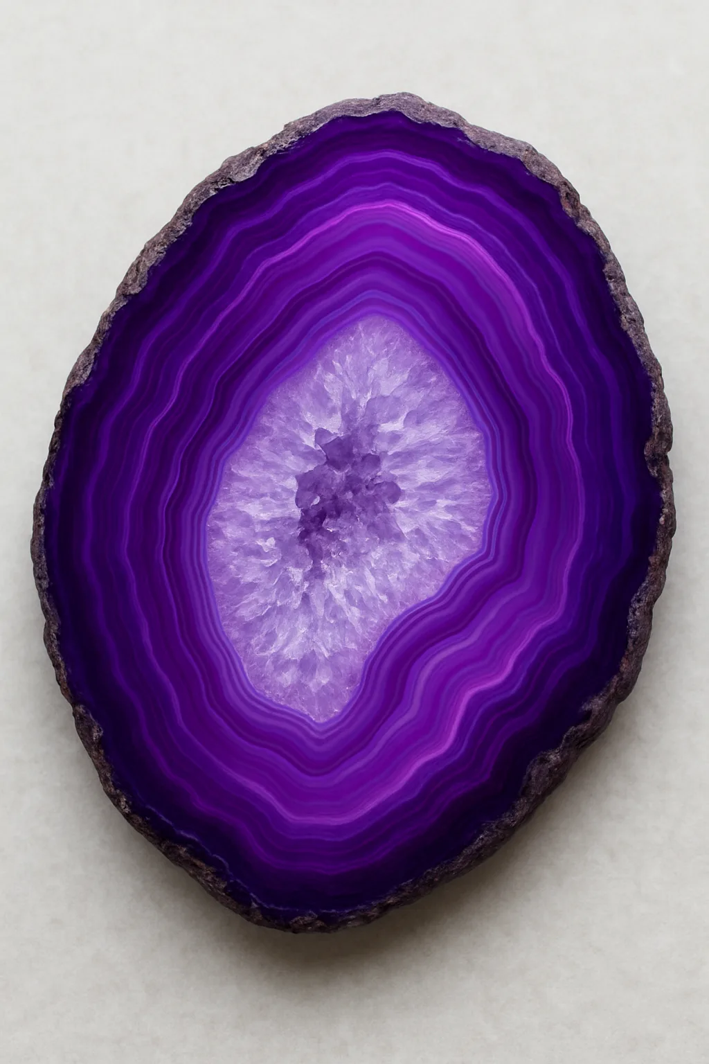 سنگ عقیق بنفش / Purple agate 1 سنگ عقیق بنفش / Purple agate