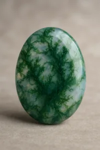 سنگ عقیق خزه ای / Moss agate