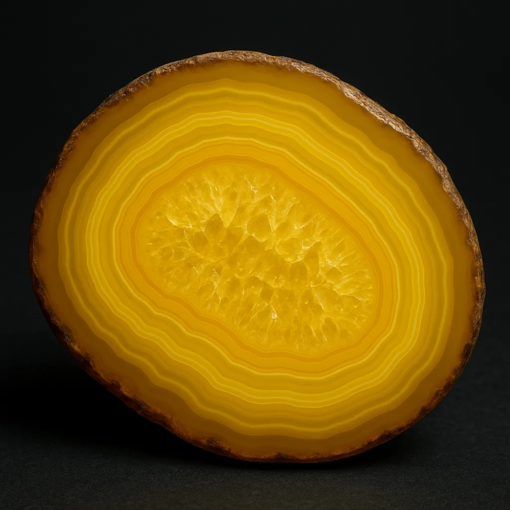 سنگ عقیق زرد / Yellow agate 1 سنگ عقیق زرد / Yellow agate