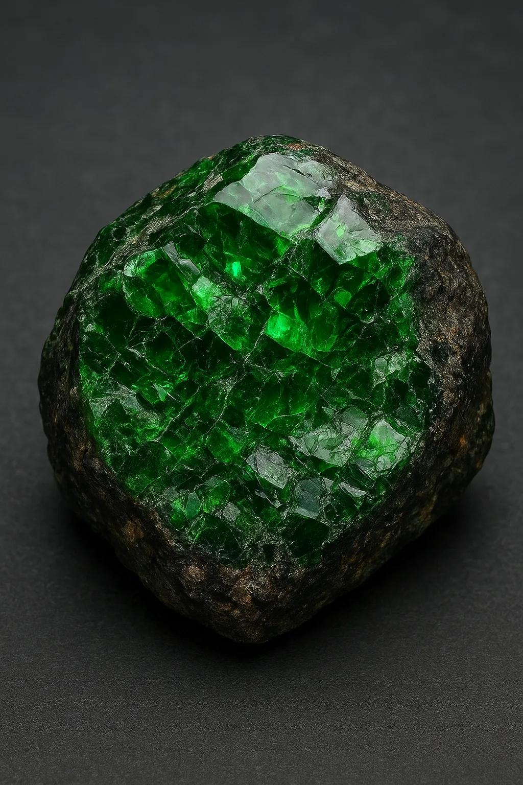 سنگ کروم دیوپسید / Chrome diopside 1 سنگ کروم دیوپسید / Chrome diopside