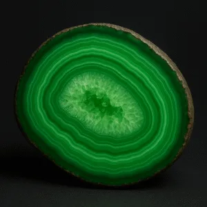 سنگ عقیق سبز / Green agate