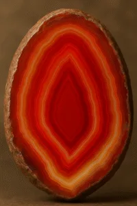 سنگ عقیق قرمز / Red agate