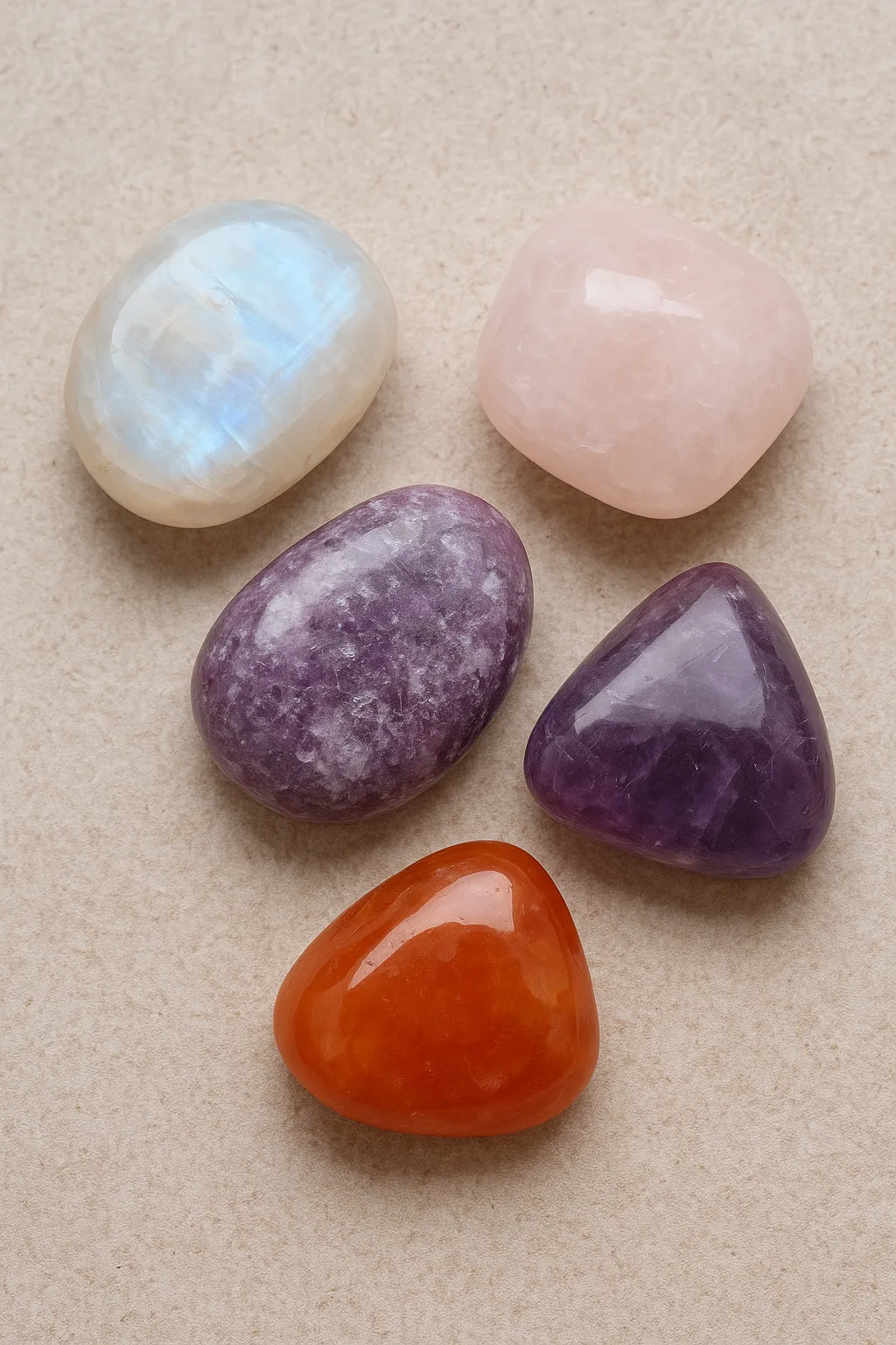 معرفی ۵ سنگ اصلی ، برای افزایش انرژی زنانه