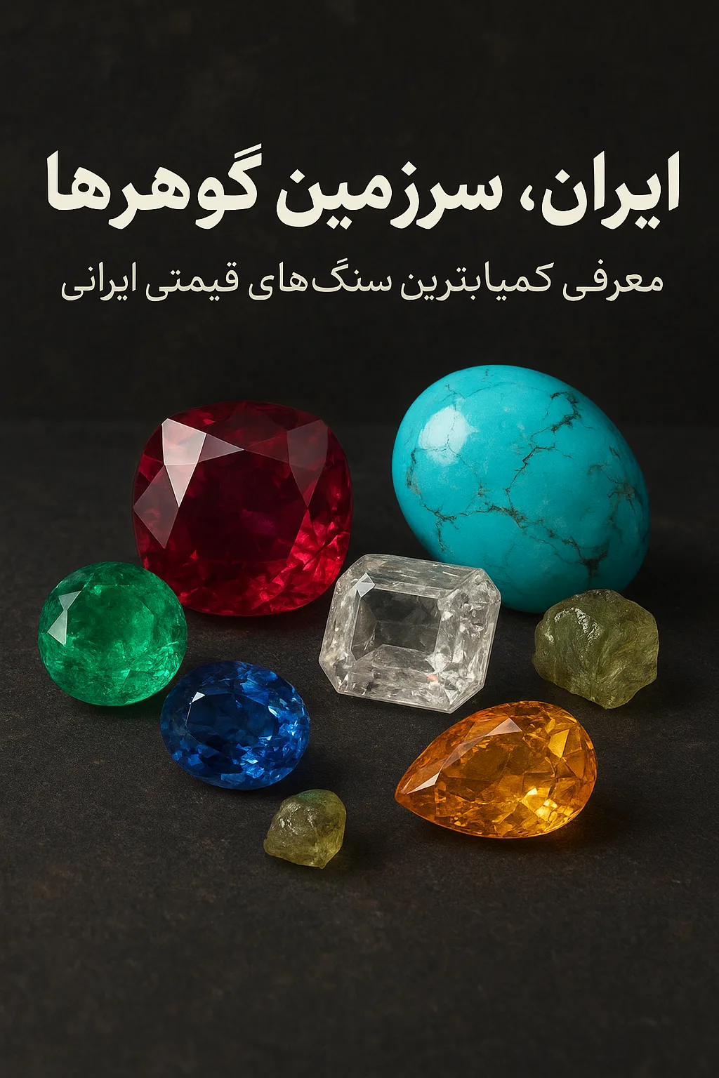 ایران، سرزمین گوهرها: معرفی کمیاب‌ترین سنگ‌های قیمتی ایرانی