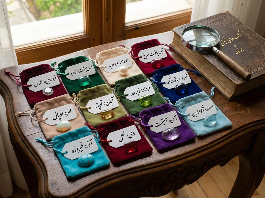 کدام سنگ برای هر ماه تولد مناسب است؟ سنگ ماه تولد