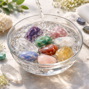 سنگ‌هایی که می‌توان با آب زلال پاکسازی و شارژ کرد