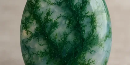 سنگ عقیق خزه ای / Moss agate